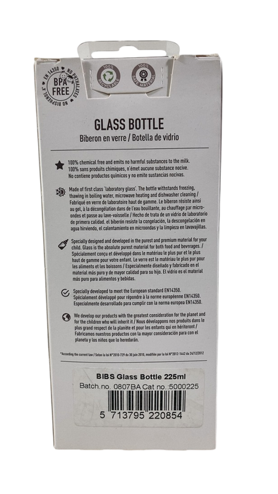 Shop BIBS Glass Bottle, 225ml at Goodbuygears