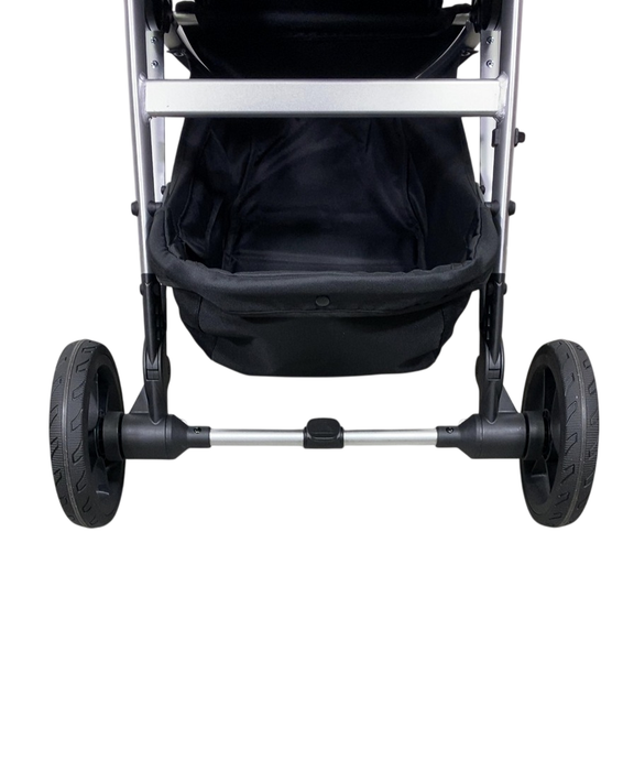 Shop Mockingbird Single 2.0 Stroller, 2025, Black, Silver With Penny Leather, Windowpane at Goodbuygears