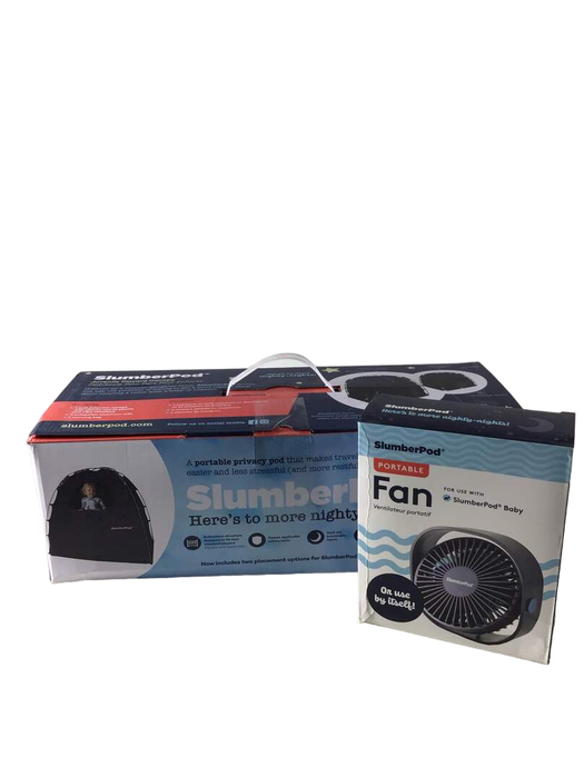 Shop SlumberPod 3.0 Sleep Canopy with Fan, Navy with Night Sky Accents at Goodbuygears