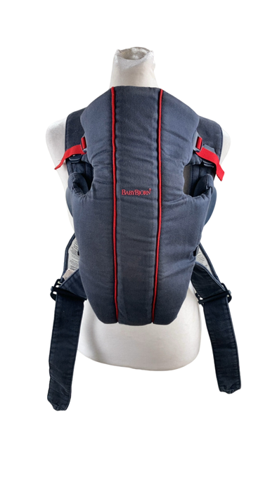Shop BabyBjorn Baby Carrier Mini, Dove Blue 3D Jersey, Navy Blue & Red at Goodbuygears