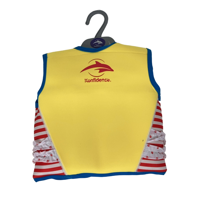 Shop Konfidence Original Swim Jacket, Medium (3-5 years), Red Stripe at Goodbuygears