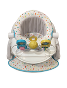 Shop Fisher Price Premium Sit-Me-Up Floor Seat with Toy Tray, Rainbow Sprinkles at Goodbuygears