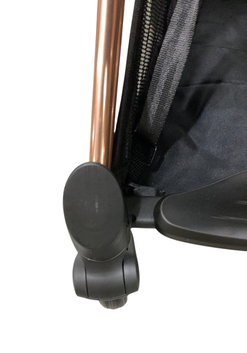 Shop Cybex Coya Stroller, 2023, Rose Gold, Sepia Black at Goodbuygears