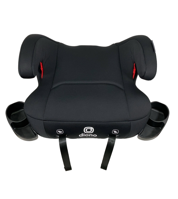 Shop Diono Solana 2 Backless Booster Seat, 2024, Black, With LATCH at Goodbuygears