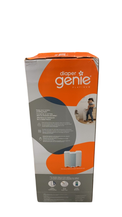 Shop Diaper Genie Platinum Diaper Pail, White at Goodbuygears