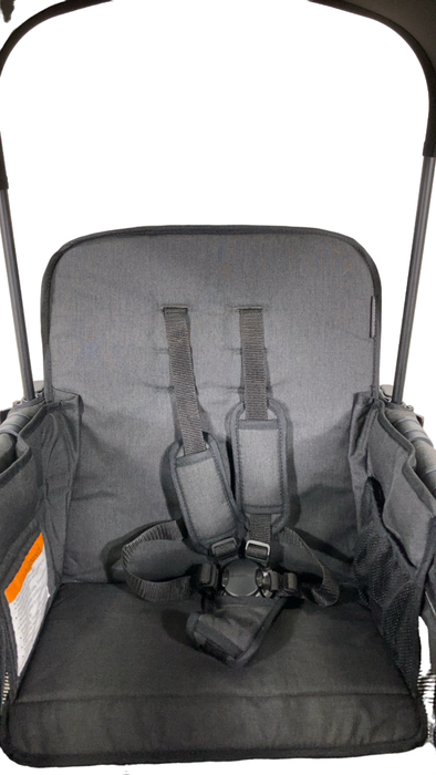 Shop Wonderfold W2 Luxe Multifunctional Double Stroller Wagon, 2022, Charcoal Black at Goodbuygears