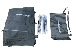 Shop SlumberPod 3.0 Sleep Canopy, Black with Gray Accents at Goodbuygears