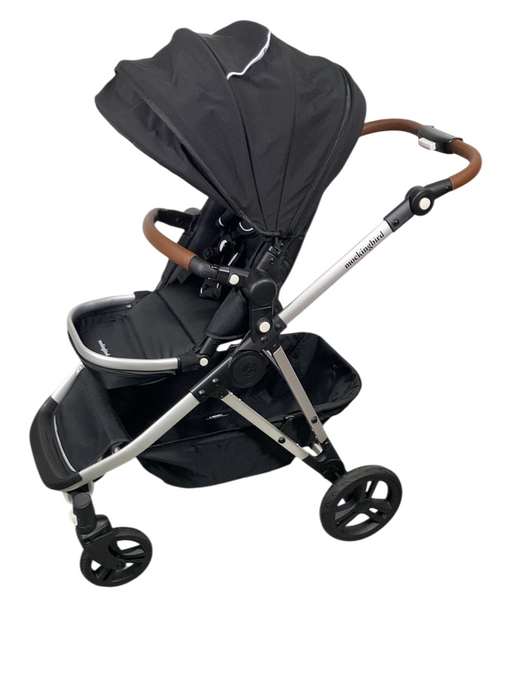 Shop Mockingbird Single to Double 2.0 Stroller, 2025, Black, Silver With Penny Leather, Watercolor Drops at Goodbuygears