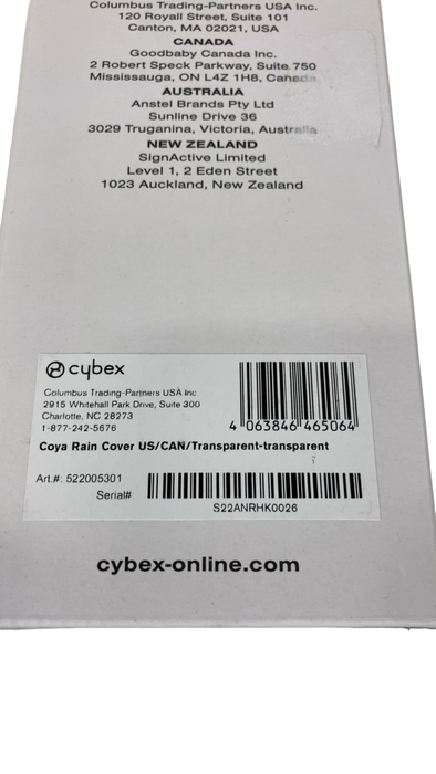 Shop Cybex Coya Rain Cover at Goodbuygears