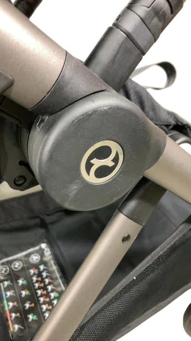 Shop Cybex Gazelle S Modular Stroller, 2024, Moon Black, Taupe Frame at Goodbuygears
