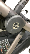 Shop Cybex Gazelle S Modular Stroller, 2024, Moon Black, Taupe Frame at Goodbuygears