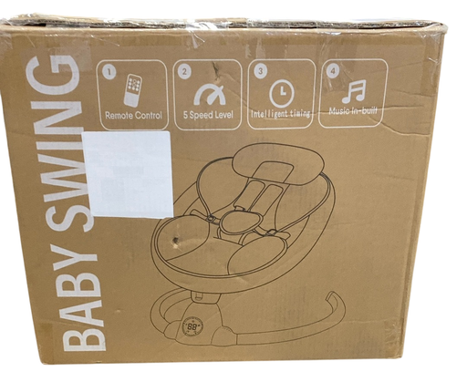Shop Babyeap  Smart Electric Swing with Bluetooth, Grey at Goodbuygears