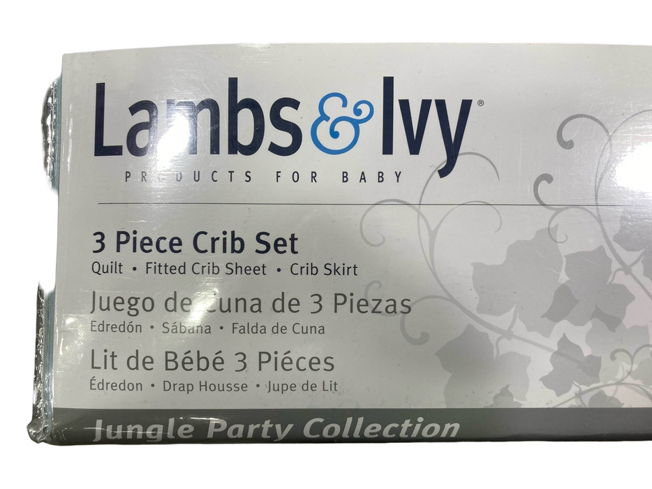 Shop Lambs & Ivy 3 Piece Crib Set, Jungle Party at Goodbuygears