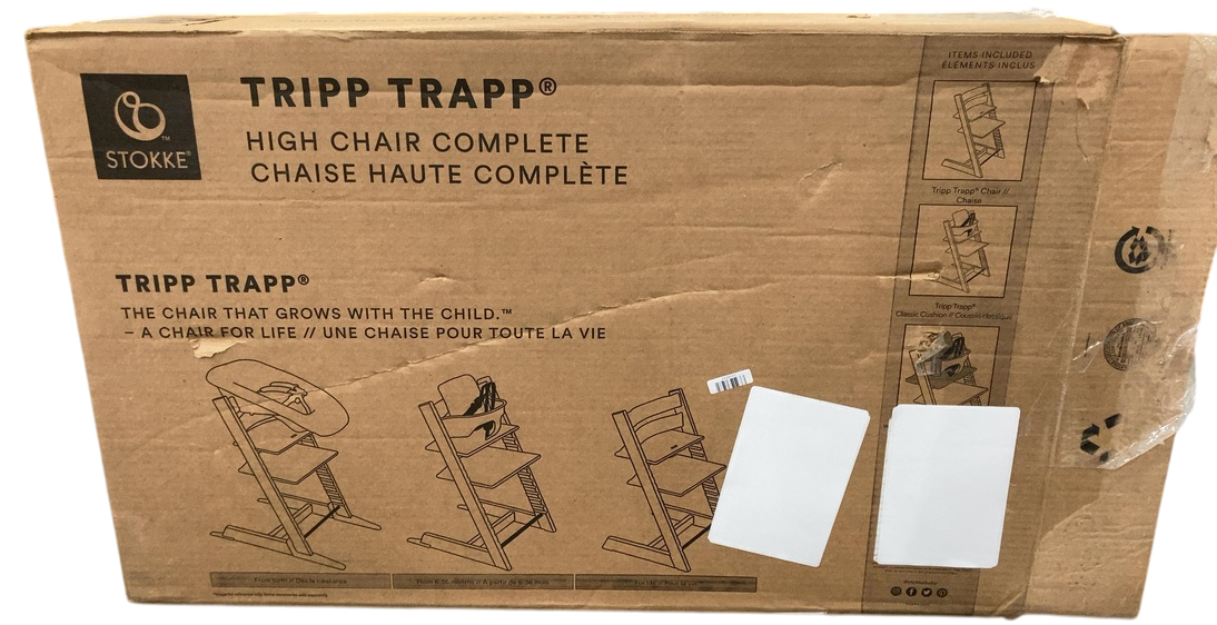 Shop Stokke Tripp Trapp Complete High Chair, Natural, Dots Grey, 2 at Goodbuygears