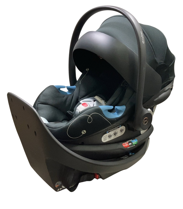 Shop Cybex Eos and Aton G Swivel Travel System, 2024, Moon Black, Silver Frame at Goodbuygears