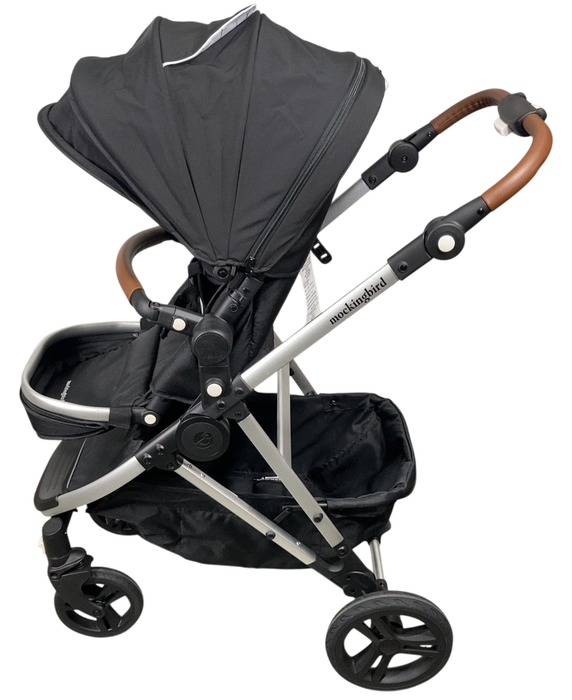 Shop Mockingbird Single 2.0 Stroller, Black, Windowpane, Silver With Penny Leather, 2024 at Goodbuygears