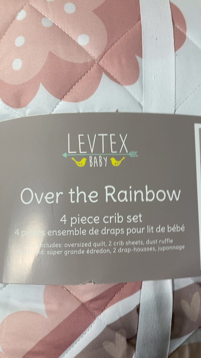 Shop Levtex Baby Four Piece Crib Bedding Set, Over The Rainbow at Goodbuygears