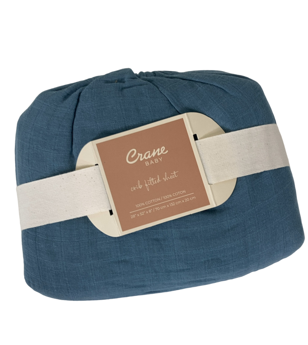 Shop Crane Baby Crib Fitted Sheet, Riverstone at Goodbuygears