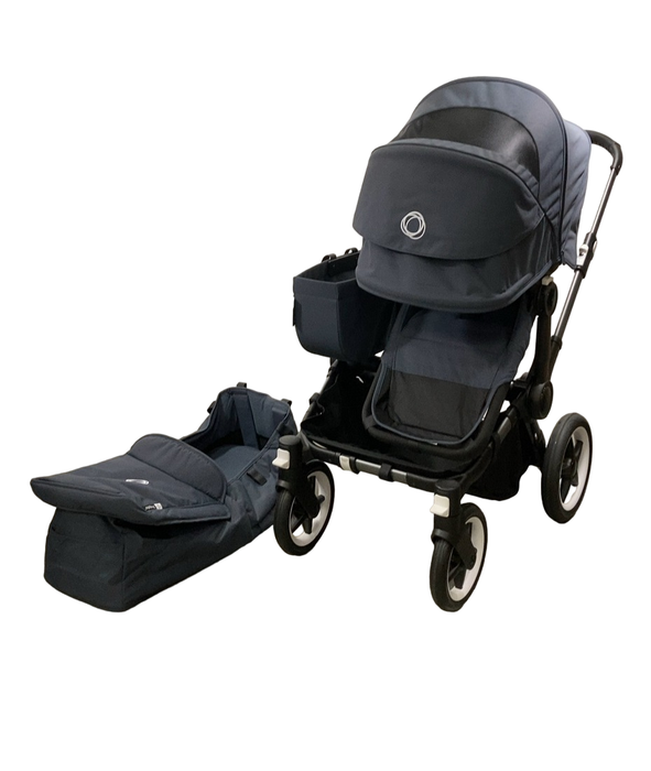 Shop Bugaboo Donkey 5 Mono Stroller, 2022, Graphite, Stormy Blue, Stormy Blue at Goodbuygears