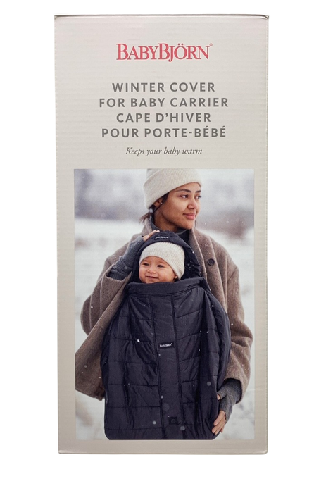 Shop BabyBjorn Winter Cover for Baby Carrier, Black at Goodbuygears