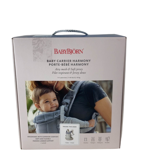 Shop BabyBjorn Baby Carrier Harmony, 3D Mesh, Cream at Goodbuygears