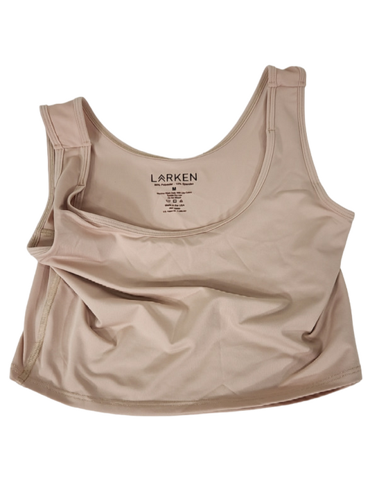 Shop Larken The Larken X Nursing Bra, Medium, Sand at Goodbuygears