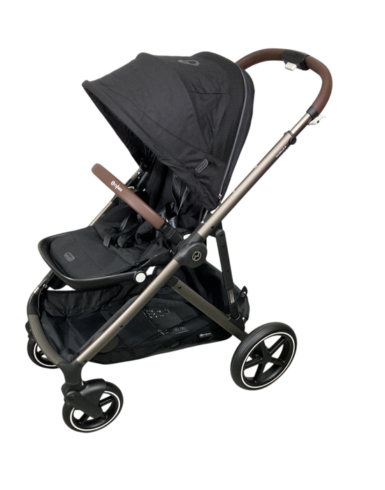 Shop Cybex Gazelle S Modular Stroller, 2023, Moon Black, Taupe Frame at Goodbuygears