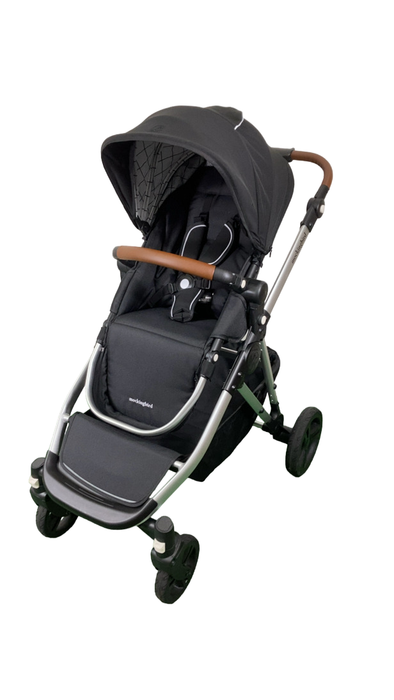 Shop Mockingbird Single to Double 2.0 Stroller, 2024, Black, Silver With Penny Leather, Windowpane at Goodbuygears