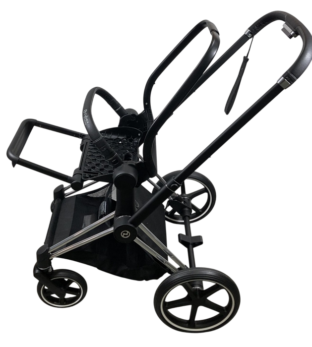 Shop Cybex PRIAM Stroller Frame And Seat, 2019, Chrome/Black at Goodbuygears