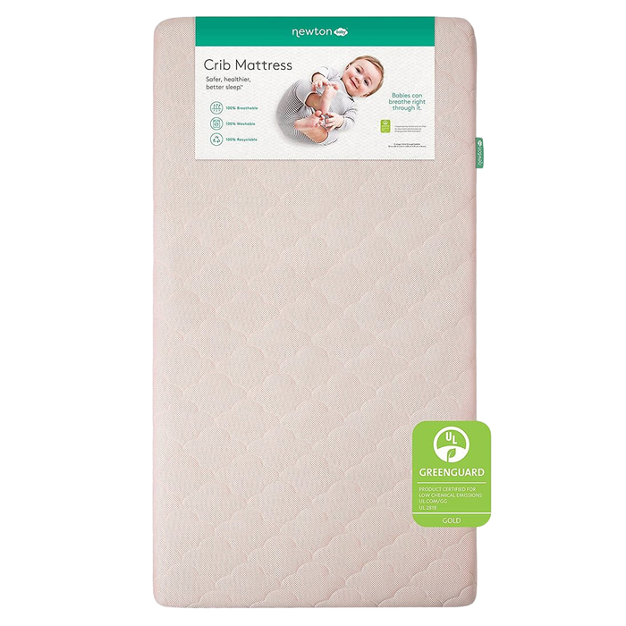 Shop Newton Original Crib And Toddler Mattress, Pink at Goodbuygears