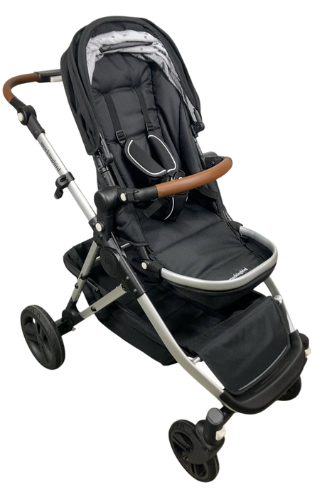 Shop Mockingbird Single to Double 2.0 Stroller, Black, Watercolor Drops, Silver With Penny Leather, 2025 at Goodbuygears
