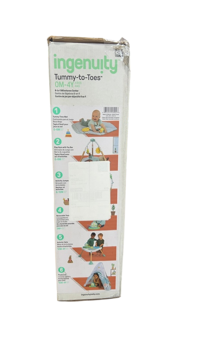 Shop Ingenuity Tummy-to-Toes Play Gym, 6-in-1 Milestone Center at Goodbuygears