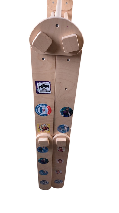 Shop Wooden Triangle Climber, Natural at Goodbuygears