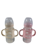 Shop Dr. Brown's Milestones Sippy Spout Bottle with Silicone Handles, 2 Pack, Wide-Neck, Pink/Cream, 9oz/270ml at Goodbuygears