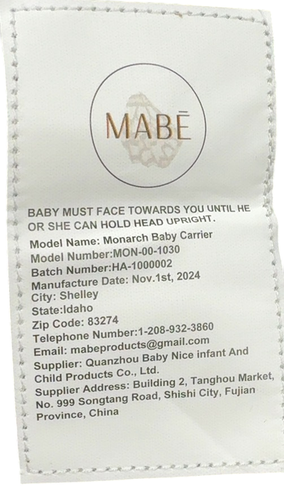 Shop Mabē The Monarch Carrier, Ebony at Goodbuygears