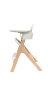 Shop Mockingbird High Chair, 2.0, Natural Beech, White at Goodbuygears