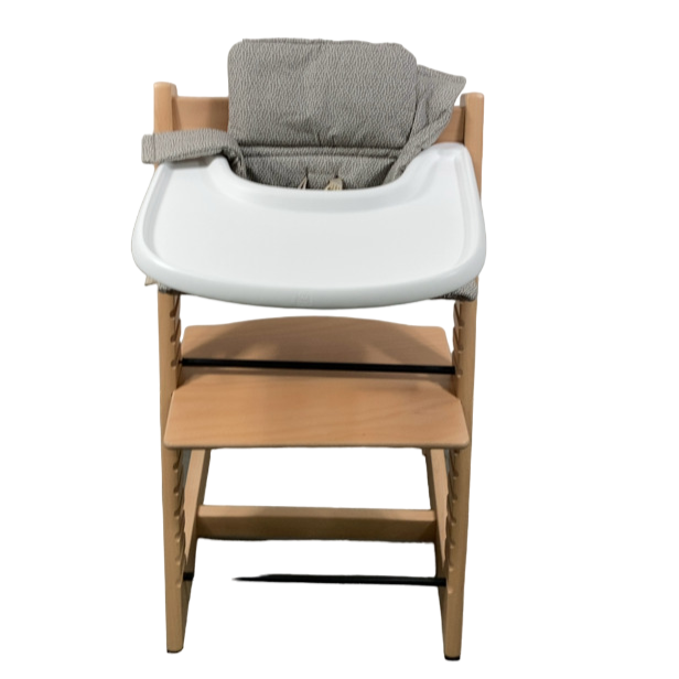 Shop Stokke Tripp Trapp Complete High Chair, Dots Grey, Natural at Goodbuygears