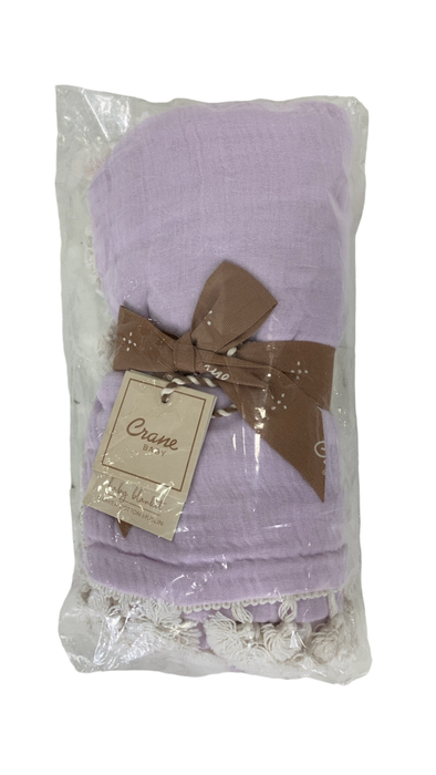 Shop Crane Baby 6 Layer Muslin Blanket, Lilac Purple at Goodbuygears