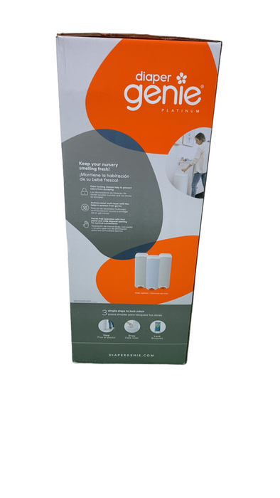Shop Diaper Genie Platinum Diaper Pail, White at Goodbuygears