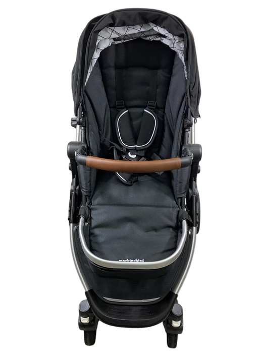 Shop Mockingbird Single 2.0 Stroller, Black, Windowpane, Silver With Penny Leather, 2024 at Goodbuygears