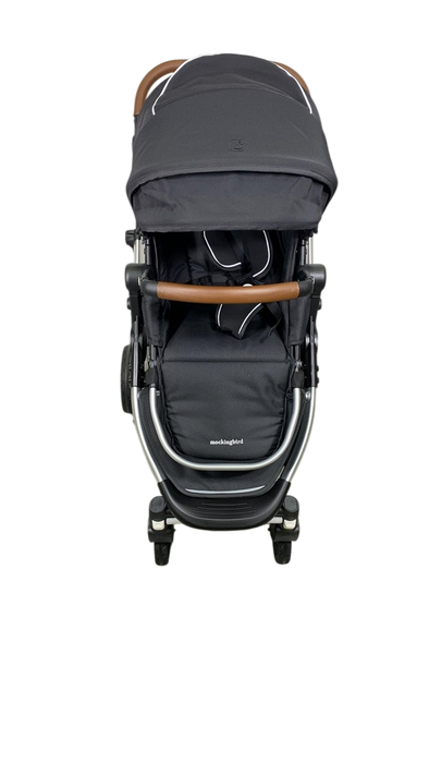 Shop Mockingbird Single 2.0 Stroller, 2025, Black, Silver With Penny Leather, Windowpane at Goodbuygears