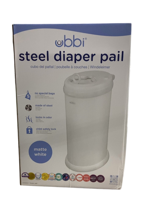 Shop Ubbi Diaper Pail, Matte White at Goodbuygears