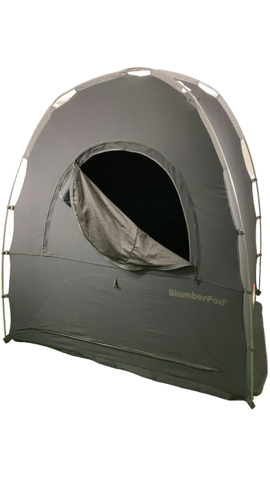 Shop SlumberPod 3.0 Sleep Canopy, Black with Grey Accents at Goodbuygears
