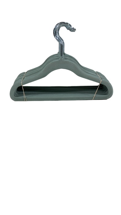 Shop Sprucely Velvet Hangers 20 Pack, Sage at Goodbuygears
