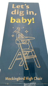Shop Mockingbird High Chair, 2.0, Natural Beech, White at Goodbuygears
