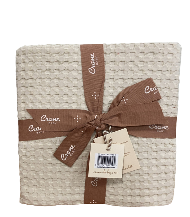 Shop Crane Baby Waffle Knit Blanket, Birch at Goodbuygears