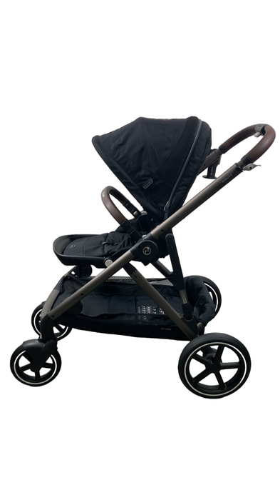 Shop Cybex Gazelle S Modular Stroller, 2024, Moon Black, Taupe Frame at Goodbuygears