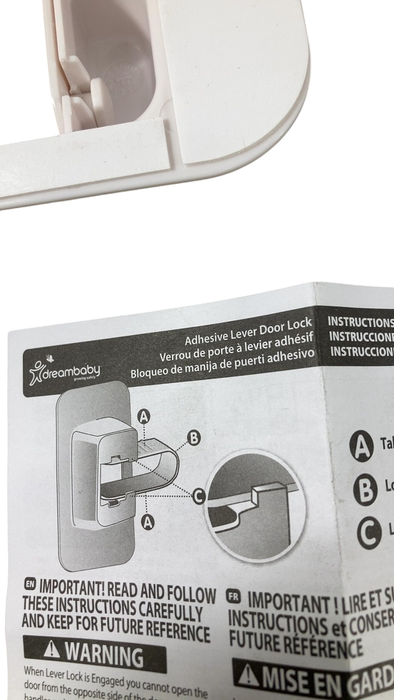 Shop Dreambaby Adhesive Lever Door Handle Lock, 2 pack at Goodbuygears