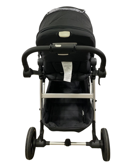 Shop Mockingbird Single to Double 2.0 Stroller, 2024, Black, Silver With Black Leather, Windowpane at Goodbuygears