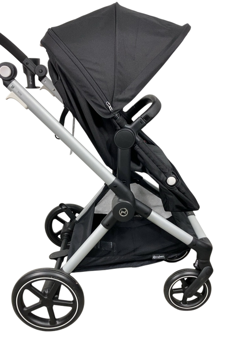 Shop Cybex Eos and Aton G Swivel Travel System, 2024, Moon Black, Silver Frame at Goodbuygears